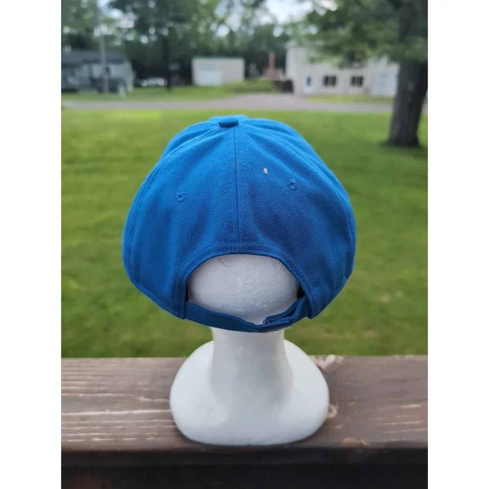 Air Jordan Hat Men Blue Metal Logo Jumpman Snap Back Cap‎